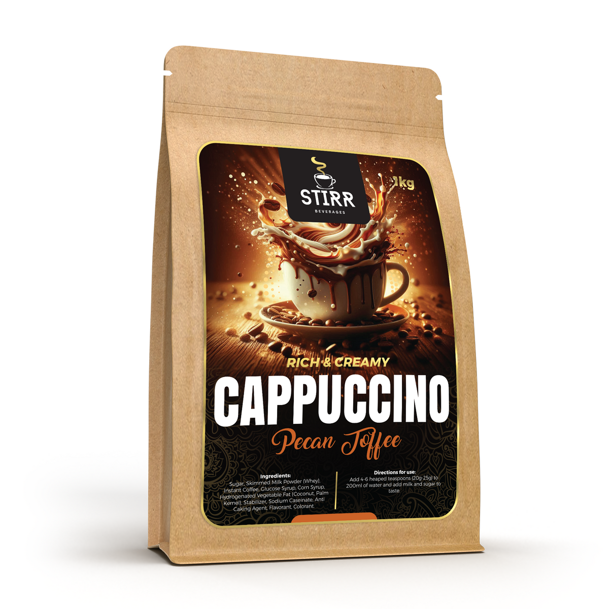 Pecan Toffee Cappuccino Powder (55-58 Servings)